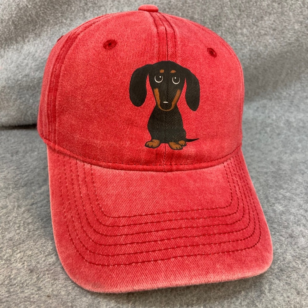 Dachshund Dog Women Red Pandaize Baseball Cap Adjustable Cotton One Size